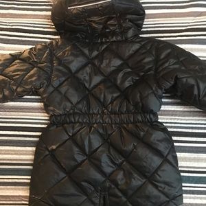 Girls Columbia Puffer Parka with fur trim